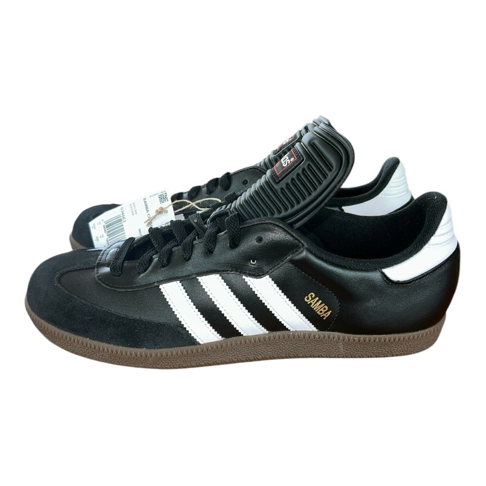 NWT Adidas Samba Classic indoor and White Sneakers size 10.5 - Picture 4 of 6
